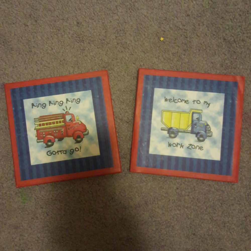 2 Kids Wall Decor Signs